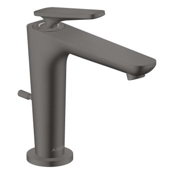 Baterie pentru lavoar Axor Citterio C, cu CoolStart, cu ventil pop-up, crom negru periat